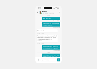 Chat UI design fintech ui ui design ux ux design