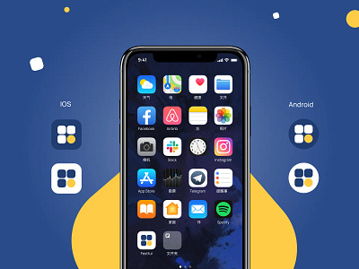 Event App Icon Design. iOS & Android. app icon branding dark mode event app icon design logo ui
