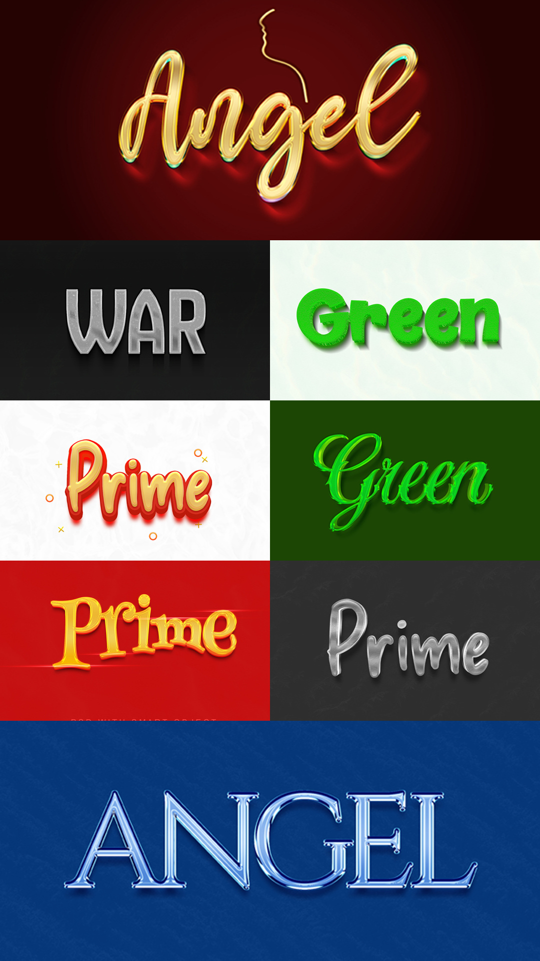Luxury 3D text effect galaxy