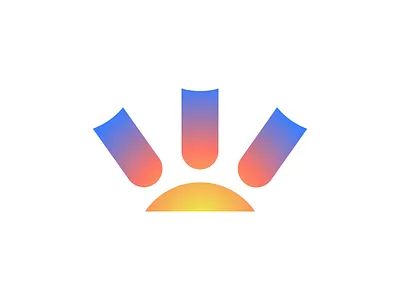 Wellbuilt Logomark branding earn hr learn letter logo mark morning sun w letter work