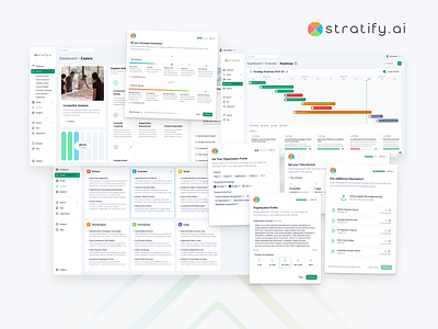 Stratify.ai #2 ai app app design application branding design graphic design software development ui ui design uiux user interface ux web app