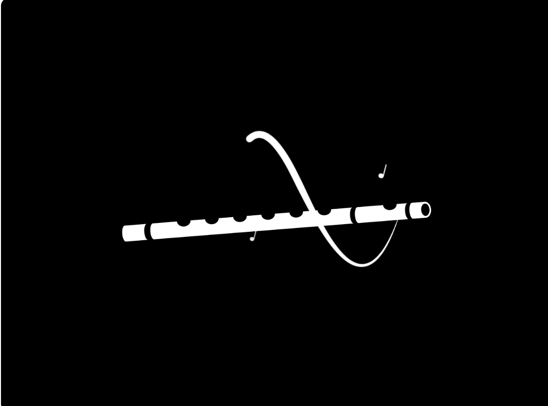 Flute Artist Animation GIF Personal branding animation branding flute flute artist gif gif animation icon animation intro loader logo logo animation logo gif logo motion motion design personal branding splash screen animation website loader
