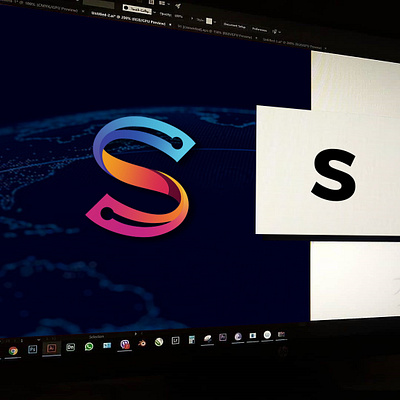 Modern S logo for a startup tech brand abstract logo branding cyber logo gear logo graphic design graphics design logo logodesigner logos logotype modern logo modern s logo s logo s monogram startup brand startup brand identity startup logo tech logo