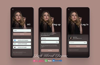 Login interface app figma graphic design login screen ui uidesign