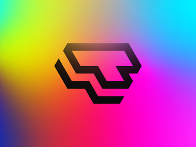 TrueTrace Logo Design blockchain crypto defi gradient identity logo logo design saas startup tech web3