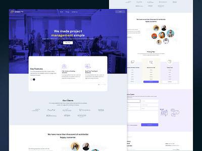 Landing Page for Email Marketing Tool digital product email marketing landing page marketing tool product design ui uiux web design