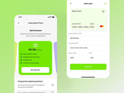 Subscription plan - Mobile app UI app app design change subscription design minimal mobile app plan subscription subscribe subscription subscription page subscription screen ui uiux ux