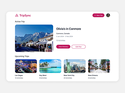 Smarter, Simpler Travel Planning Starts Here! apartment app booking booking system couples honeymoon hotel location planning property rooms schedule travel agents travelling trips ui ux vocation