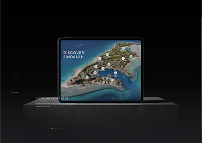 Landing Page for Sindalah digital product hospitality design landing page luxury resort nature modernity travel website ui uiux web design