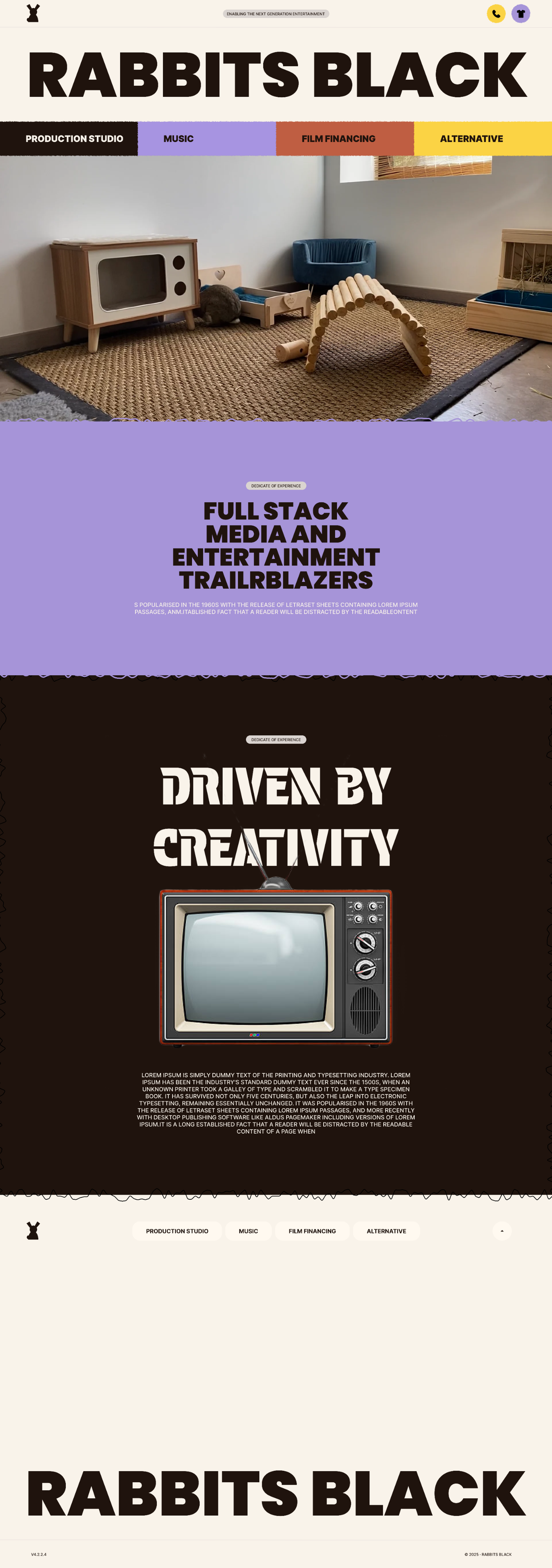 rabbit black UI design 3d animation branding design graphic design learning logo motion graphics userexperiance webdesign