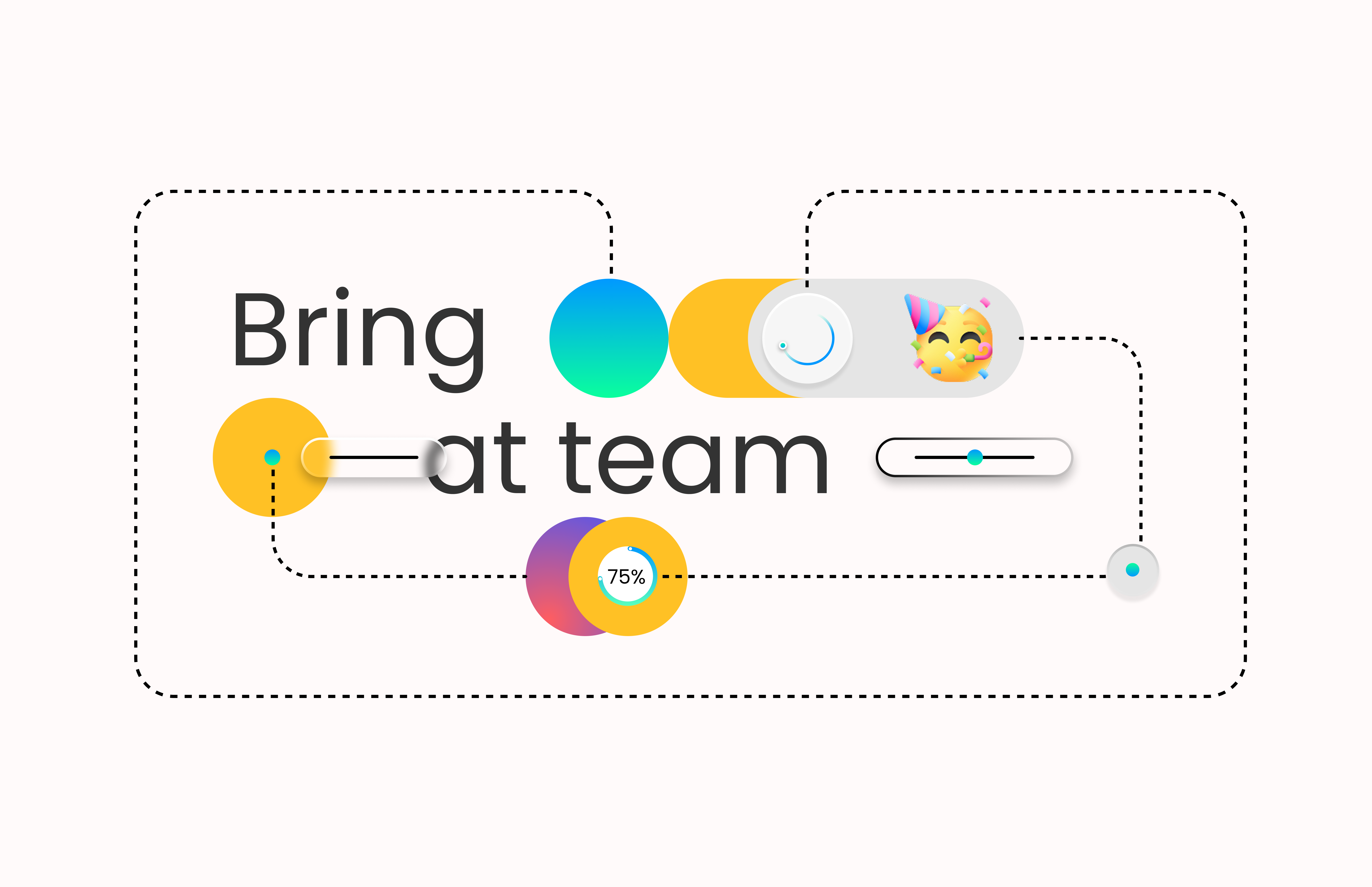 Example of Landing And Mobile App Design