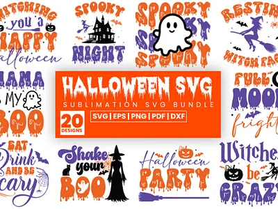 Halloween Sublimation SVG Bundle halloween2025