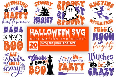 Halloween Sublimation SVG Bundle halloween2025