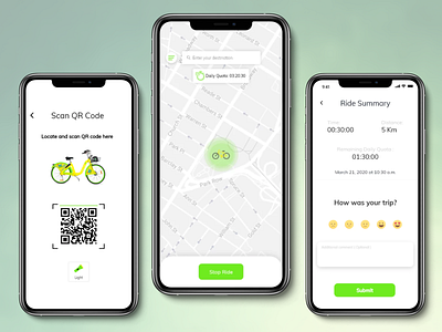 E- Bike Sharing Rental Mobile App Platform app concept app design appdesign dribbbledesign escooterapp greentransport gurarideapp ridesharingapp scooterrentalapp scootersharing smartmobility ui urbanmobility uxdesign