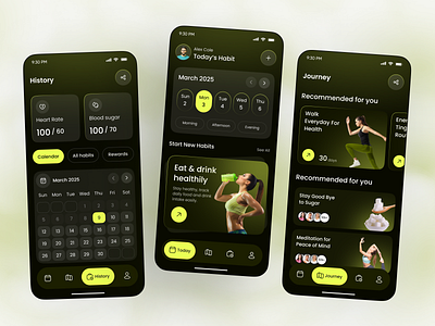 Fitness Tracker App app app design fitnessapp fitnessgoals fitnesstracker healthtracking ios mobile mobile app mobile ui steptracker ui design uiux workoutapp workouttracker