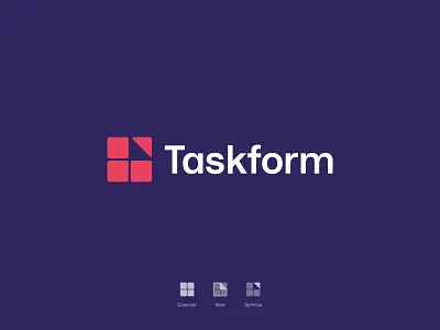 Taskform Logo Design app branding calendar form icon logo design logomark meeting modern note optimize product saas schedule simple software symbol task tech timetable