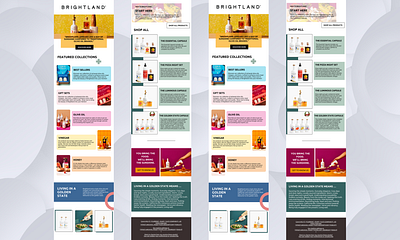 GOLDEN HOUR – A Custom Email System for BRIGHTLAND branding branding design digital marketing email design email marketing template email newsletter design email template email template design graphic design klaviyo email template landing page design mailchimp email design milchimp email template newsletter design newsletter template popup form design signup form design templlate design