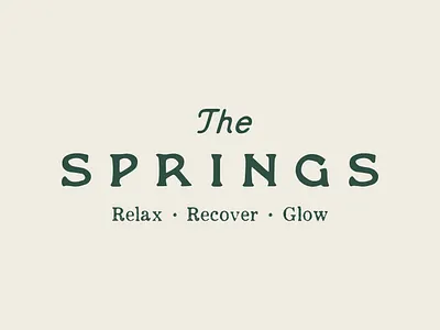 The Springs / Logo Design brand identity branding graphic design letter logo logo design logotype minimal type ui wordmark