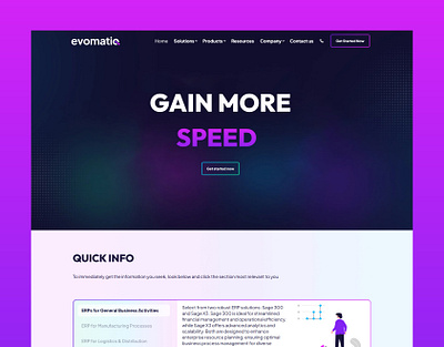 Evomatiq branding figma ui ux web design