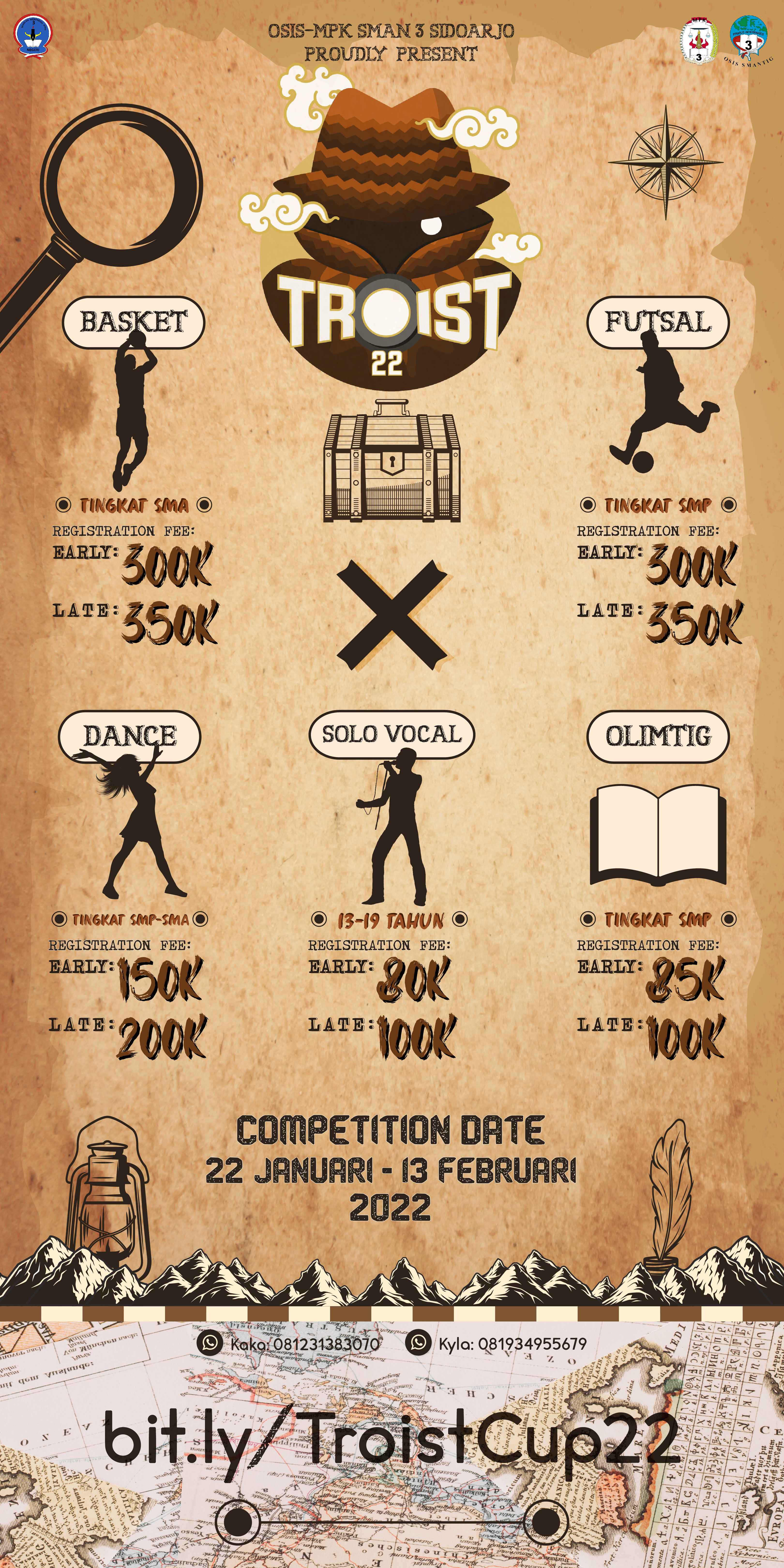 Poster Event Sport Competition adobe illustrator adobe photoshop detective theme poster flyer graphic design infographic old poster poster poster basket poster dance poster detective poster event poster event competition poster event sport competition poster futsal poster old theme poster olimtig poster solo vocal poster sport poster sport competition