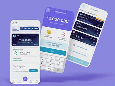 2023 - Finetiks 2.0 (Saving Goals) 2023 niyuavril oldwork ui ux