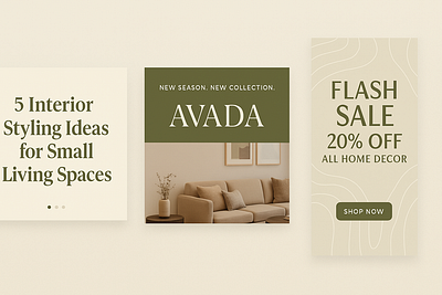 Avada social media pack kit branding logo ui