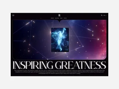 Rolls-Royce website | Main page design ui ux web