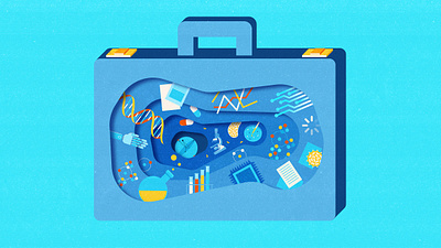Kotryna Zukauskaite for Nature bioengineering business conceptual editorial editorial illustration high tech illustration illustrator investment research science startups textured vector