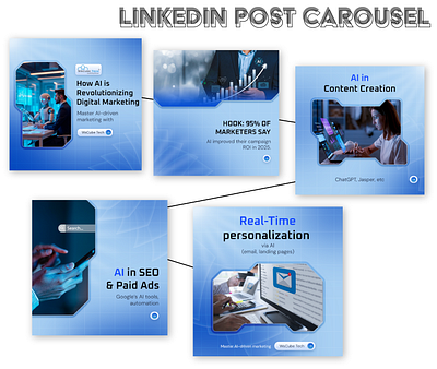 Linkedin carousel post graphic design