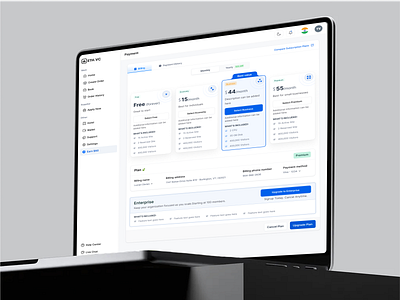 Clean Pricing Plan UI billingui cleanui creative dashboard design creative side bar dashboard design dashboarddesign minimalui paymentui pricing plan design pricingpage pricingplan pricinguidesign saasdashboard subscriptionplans subscriptionui uxuidesign