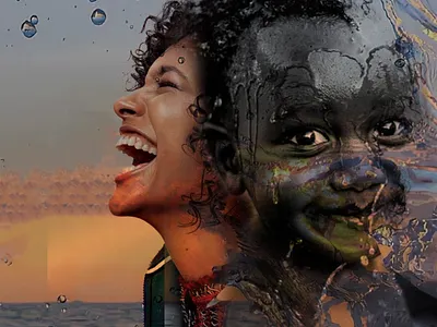 always smile from your heart graphic design logo