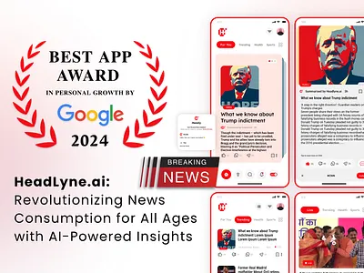 News App ai app award branding challenge design googleaward illustration interaction kidsmode logo news newsapp typography ui uidesign ux uxdesign