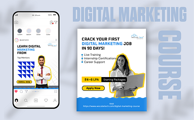 Digital Marketing Course AD branding graphic design