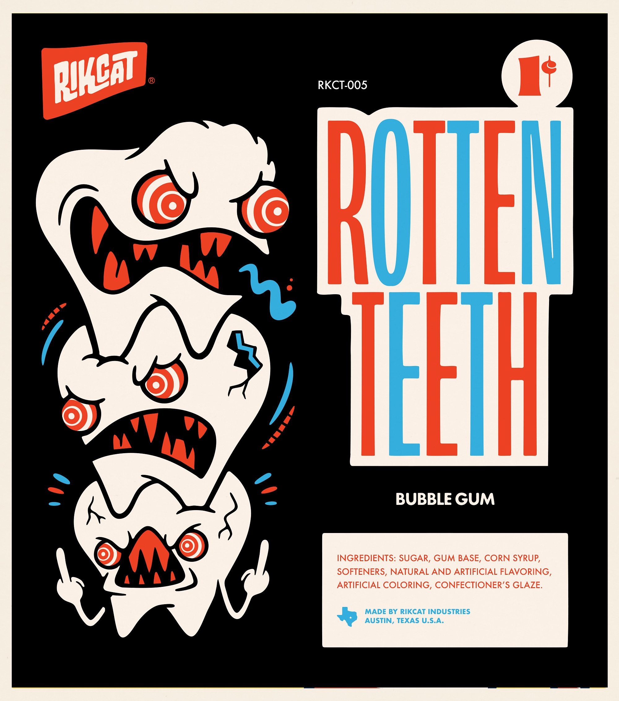 Rotten Teeth branding design graphic design illustration logo