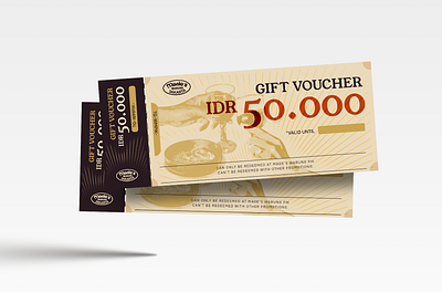 Gift Voucher Design branding gift graphic design layout voucher