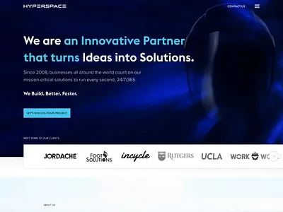 Software Development Company Website b2b design clean design design figma responsive design saas design software development website software website ui design visual design