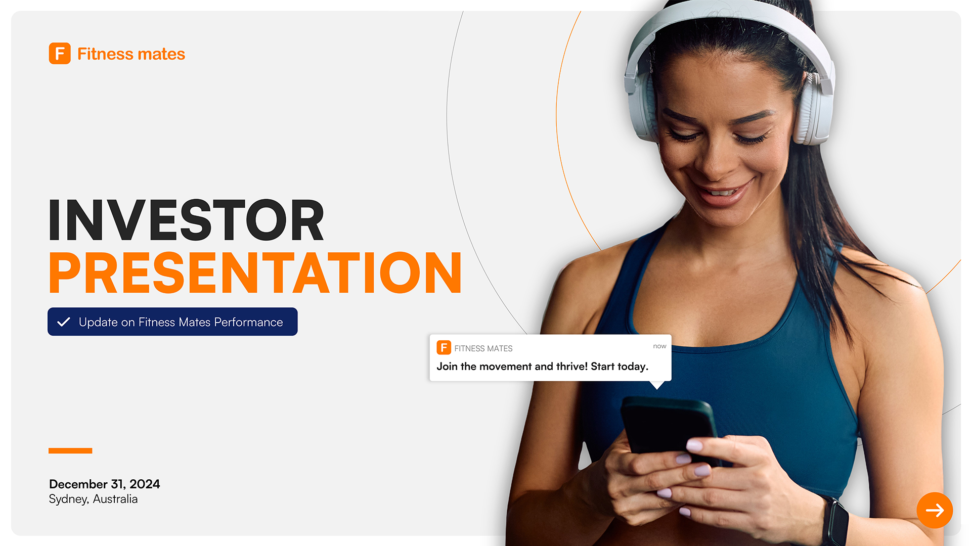 FITNESS APP PITCH DECK: POWERPOINT PRESENTATION design fitness microsoft powerpoint pitch deck powerpoint powerpoint design powerpoint presentation ppt pptx presentation presentation design sales presentation