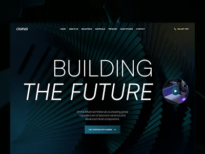 Omnis: Modern Industrial Company Framer Template b2b website corporate design framer template industrial design industrial website modern ui responsive website tech website ui ui design web template webdesign