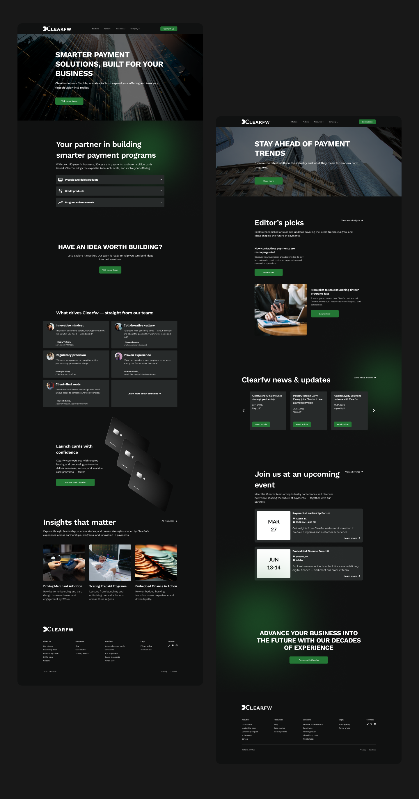 Example of Website Design