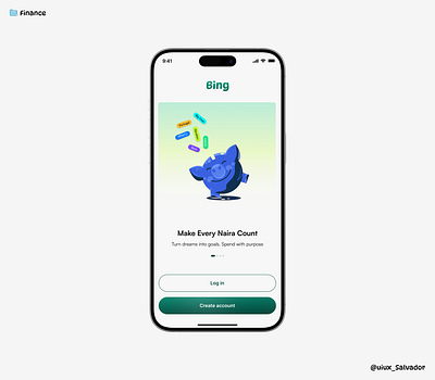Bing Finance App logo ui