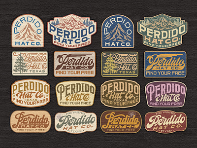 Perdido Hat Co. branding company brand logo company branding company logo design graphic design illustration logo typeface