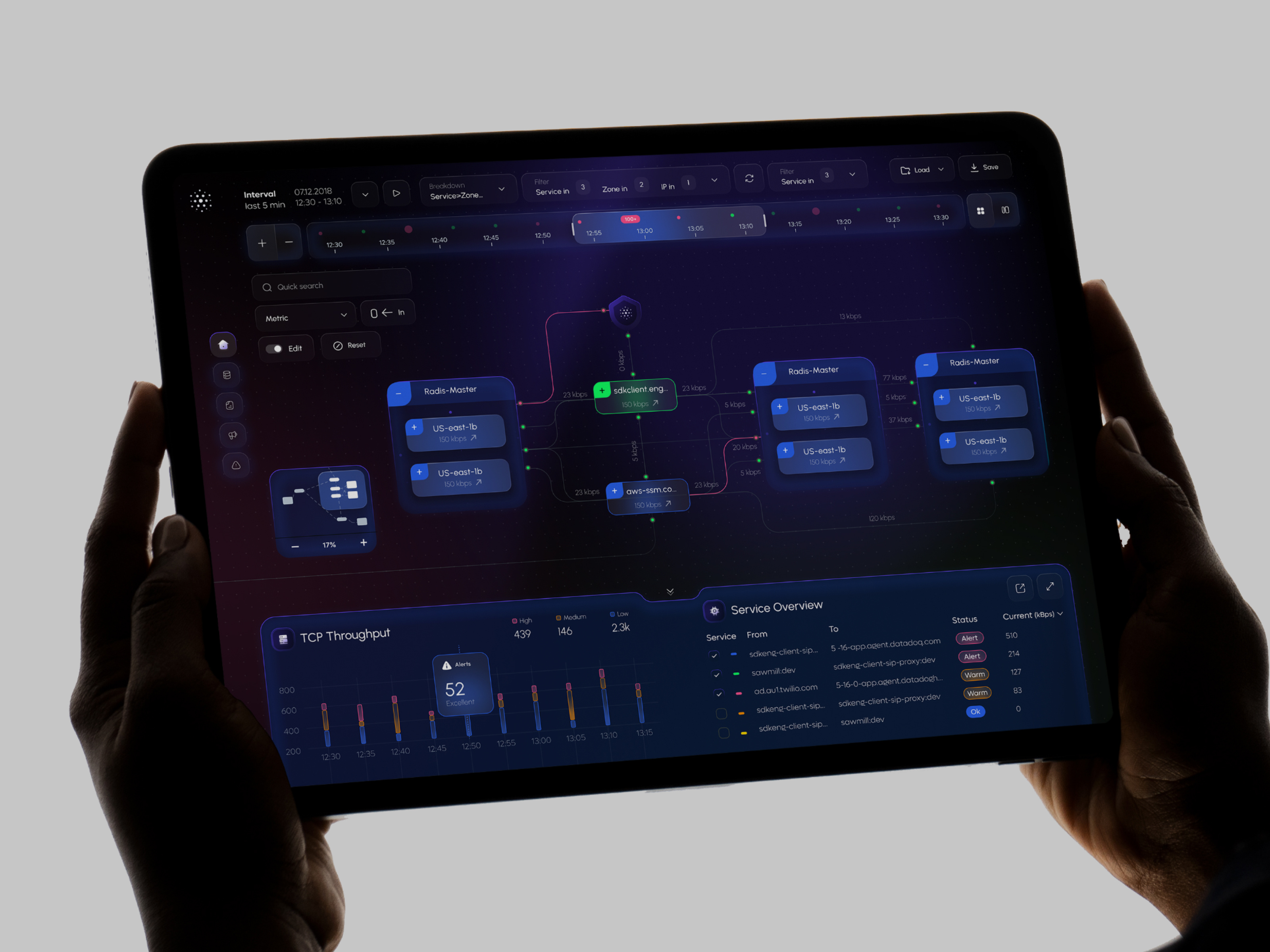 FlowTune Dashboard - Optimizing Flow Processes ai app application automation b2b business crm dashboard design flow interface node nodes optimization product saas service ui web