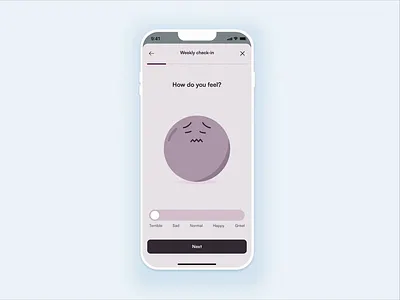 How do you feel? animation moods ui