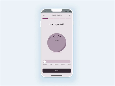 How do you feel? animation moods ui