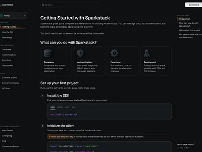 Documentation dark mode dashboard design documentation figma illustration product design saas ui ui design uiux uiux design user experience user interface ux ux design uxui web app web application web design