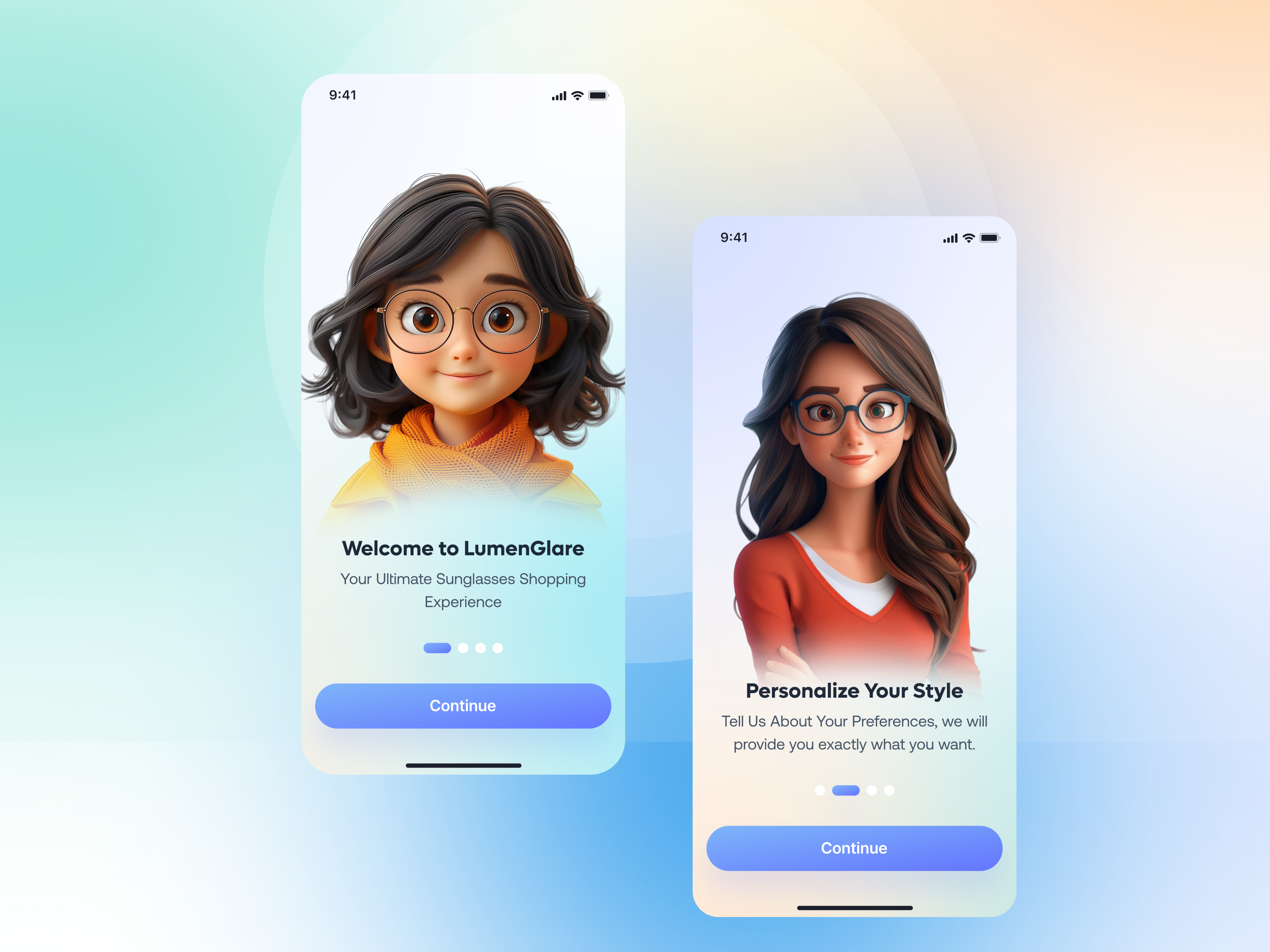 Example of Minimal Mobile App Design
