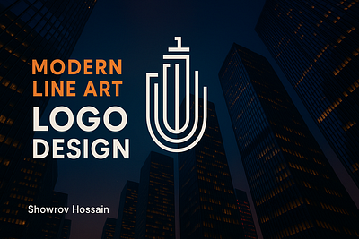 modern line art text or badge logo design Art for Startup 3d logo company logo handdrawn logo line art logo logo design minimal logo design modern logo realstate company vector art