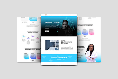Creative Agency Website Design agency animation app graphic design landingpage ui ux webdesign website