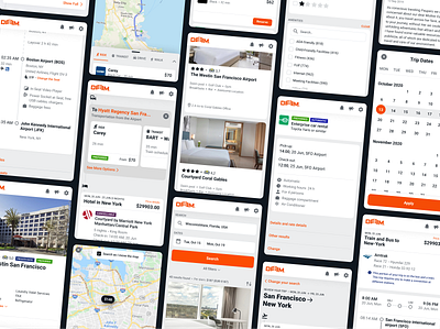 Business Travel Platform app booking business travel calendar flight hotel mobile mobile design responsive timeline travel ui ux web design