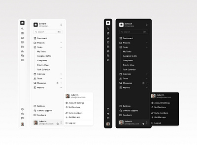 Sidebar navigation left menu menu minimal saas sidebar sidebar menu sidebar navigation ui ui design